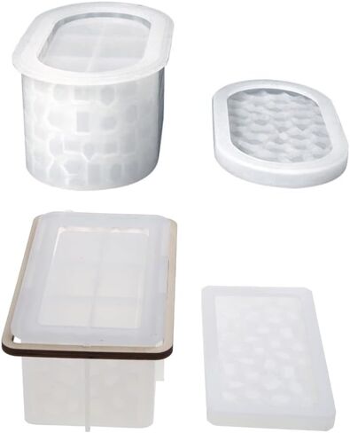Resin Storage Box Mold Resin Box Mould Diamonds Jewelry Box Silicone Mould in Saudi Arabia