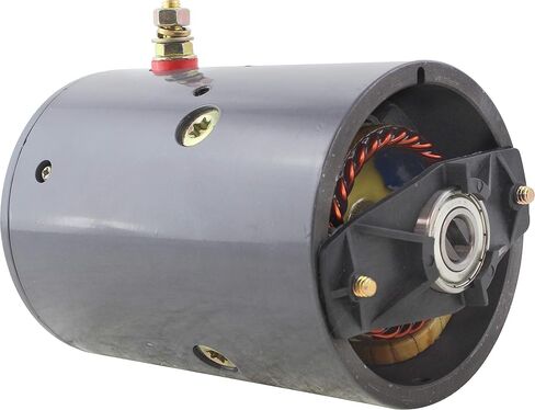 New Hydraulic Pump Motor Counterclockwise High RPM! Compatible with Tommy Lift Monarch JS Barnes Haldex Waltco Arctic Boss Hiniker & Sno-Way Snow Plow Applications 46-4058, MUE6202, MUE6202S, MUE6302A in Saudi Arabia