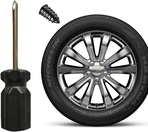 Car Tyre Repair Rubber Nail Universal Car Motorcycle Repair Nails Set Truck Scooter Bike Tire Puncture Repair Tool in Saudi Arabia