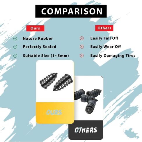 Car Tyre Repair Rubber Nail Universal Car Motorcycle Repair Nails Set Truck Scooter Bike Tire Puncture Repair Tool in Saudi Arabia