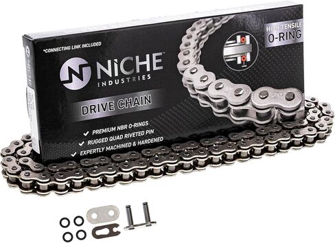 NICHE Drive Sprocket Chain Combo for Honda ATC70 Front 14 Rear 35 Tooth 420V O-Ring 72 Links in Saudi Arabia