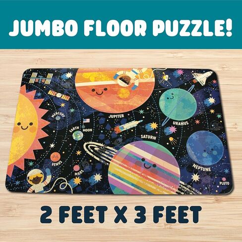 Chuckle & Roar - Now I Know My ABCs Puzzle - Engaging and Educational Puzzles for Kids - Larger Pieces Designed for Preschool Hands - 54 PC Floor Puzzle in Kuwait