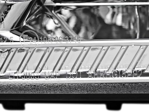 SPEC-D ضبط المصابيح الأمامية لجهاز العرض الكروم مع إشارات الانعطاف التسلسلية LED المتوافقة مع 2009-2011 مرسيدس بنز W164 ML320، مجموعة المصابيح الأمامية اليسرى + اليمنى in Saudi Arabia