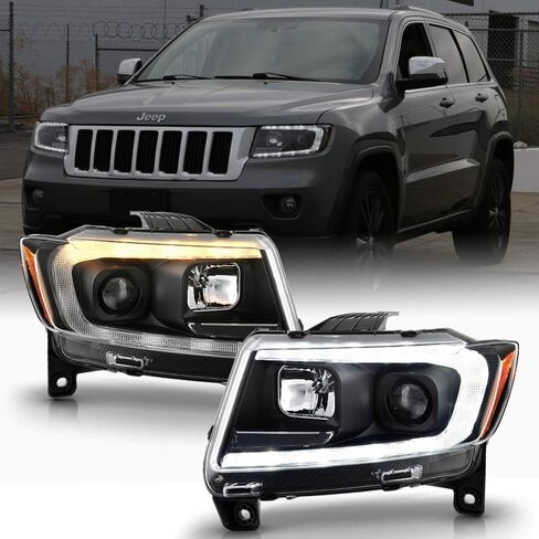 ACANII - لـ [HID/Xenon Model] 2011-2013 جيب جراند شيروكي LED أنبوب التبديل إشارة العارض المصابيح الأمامية in Saudi Arabia