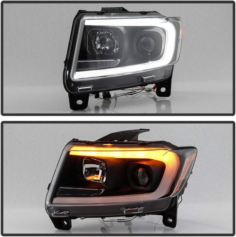 ACANII - لـ [HID/Xenon Model] 2011-2013 جيب جراند شيروكي LED أنبوب التبديل إشارة العارض المصابيح الأمامية in Saudi Arabia