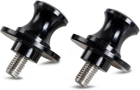 بكرات M8 بكرات ذراع متأرجحة للنينجا 400 500 650 ZX6R ZX10R GSXS 750 1000 GSX-8S GSXR 600 750 1000 S1000RR/R/XR CBR 600 900 954 1000 RR بكرات ذراع التأرجح للدراجة النارية (أسود) in Kuwait