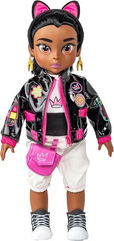 دمى SHE'S THAT GIRL Dolls™ Sage مقاس 18 بوصة ذات جسم ناعم مع طراز حديث وإكسسوارات، للأعمار من 6 سنوات فما فوق in Saudi Arabia