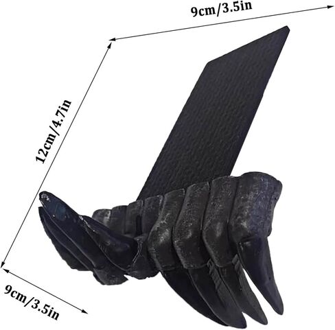 Scary Ghost Hands Bookshelf Room Decor, Halloween Indoor Decorations for Bookshelf, Gothic Demon Claws Bookmarks Decorations Halloween Room Decor, Black in Saudi Arabia