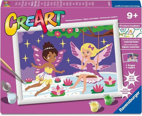 مجموعة الطلاء بالأرقام من Ravensburger Creart Fairy Friends للأطفال in Saudi Arabia
