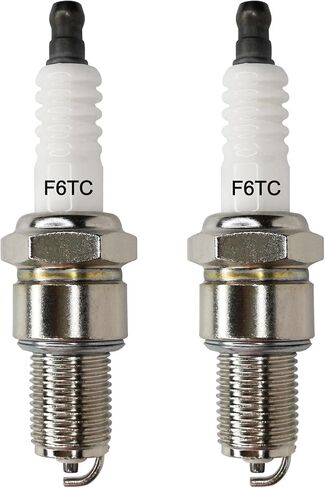 2-Pack F6TC Spark Plugs Replace for NGK BP6ES Bosch WR6DC Champion N9YC Honda GX140 GX160 GX200 Predator 212 5.5 6.5hp Engine Generator for CT200U BT200X KT196 Baja MB165 MB200 MBX20 Mini Bike Go Kart in Kuwait