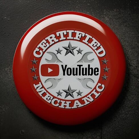 ملصق شارات ميكانيكي معتمد من YouTube مقاس 5 بوصات / 4 عبوات in Kuwait
