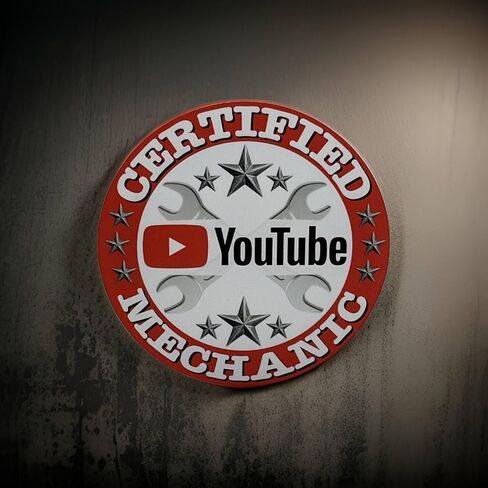 ملصق شارات ميكانيكي معتمد من YouTube مقاس 5 بوصات / 4 عبوات in Kuwait