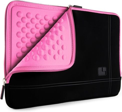 Shock Absorbing Pink Black Laptop Sleeve for IdeaPad, ThinkPad, Yoga 13.3inch in Saudi Arabia