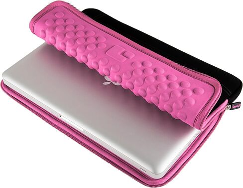 Shock Absorbing Pink Black Laptop Sleeve for IdeaPad, ThinkPad, Yoga 13.3inch in Saudi Arabia