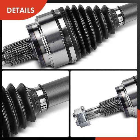 مجموعة عمود المحور A-Premium CV متوافقة مع موديلات Mercedes-Benz - W251 Series R320 2007-2009، R350 2006-2012، R500 2006-2007 - جانب السائق الأيسر الخلفي، استبدال # 2513500110 in Kuwait
