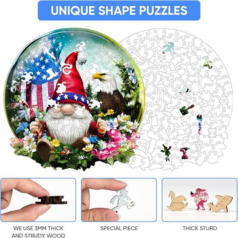 MEATRN Puzzles for Adults & Kids - Christmas Fawn Holiday Wooden Jigsaw Puzzle with Storage Box, 200 Pcs, 8.5"×11", Best Gift for Friends, Festive Family Game Night & Home Decor in Saudi Arabia
