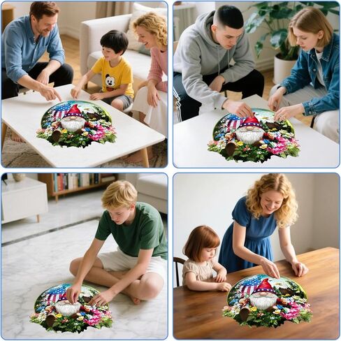 MEATRN Puzzles for Adults & Kids - Christmas Fawn Holiday Wooden Jigsaw Puzzle with Storage Box, 200 Pcs, 8.5"×11", Best Gift for Friends, Festive Family Game Night & Home Decor in Saudi Arabia