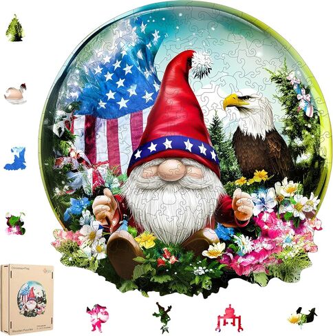 MEATRN Puzzles for Adults & Kids - Christmas Fawn Holiday Wooden Jigsaw Puzzle with Storage Box, 200 Pcs, 8.5"×11", Best Gift for Friends, Festive Family Game Night & Home Decor in Saudi Arabia