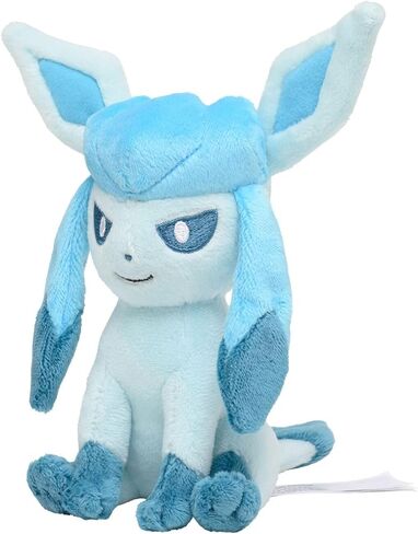 مركز البوكيمون: الجلوس اللطيفة: Glaceon Plush # 471 - الجيل 4-6 بوصة in Saudi Arabia