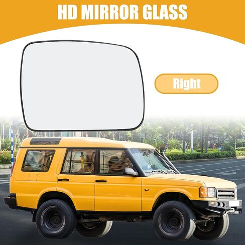 Rear View Mirrors Glass No.LR013774 - Car Right Side - for Land Rover LR2 2011-2023 Glass Clear - 1 Pc in Saudi Arabia