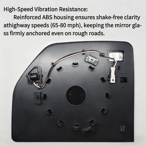 Compatible with Ford F350 2017-2019, F250 2017-2022, F150 2015-2020 Upper Passenger Side Mirror Glass - with BSD,Power Heated,OEM Fit Backing Plate in Saudi Arabia