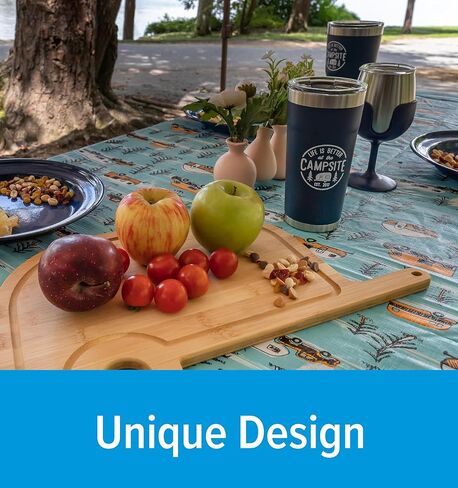 Camco Life is Better at The Campsite Stainless Steel 20 oz. Tumbler with Double Wall Insulation | Great For Hot and Cold Drinks | Navy (53323) in Kuwait