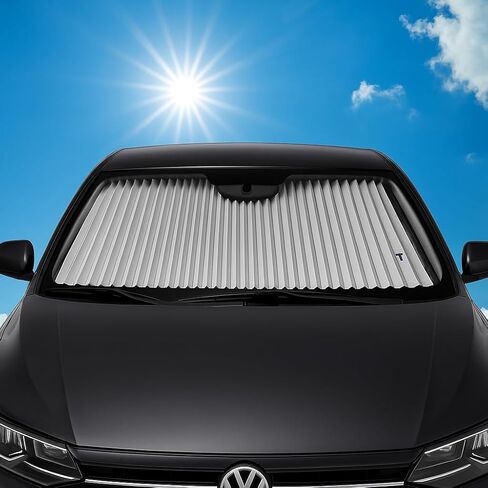 Dash Designs 21 inch Universal Fit Retractable Auto Windshield Sunshade for Chevrolet Trucks in Saudi Arabia