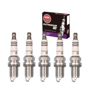 5 pc NGK Ruthenium HX Spark Plugs compatible with Volvo XC90 2.5L L5 2003-2006 in Saudi Arabia