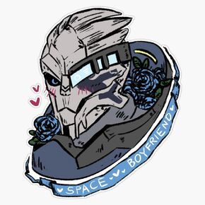 MAGNET Garrus Vakarian: ملصق فينيل مغناطيسي لصديق الفضاء 5 بوصات in Saudi Arabia