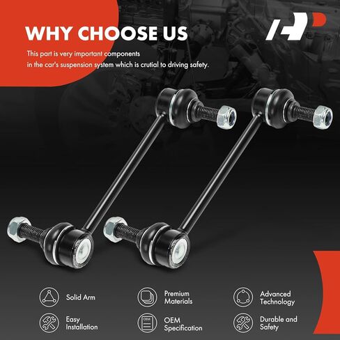 A-Premium 2 x Rear Sway Bar Links Stabilizer Bar Links, Compatible with Honda Prelude 1997 1998 1999 2000 2001 in Saudi Arabia