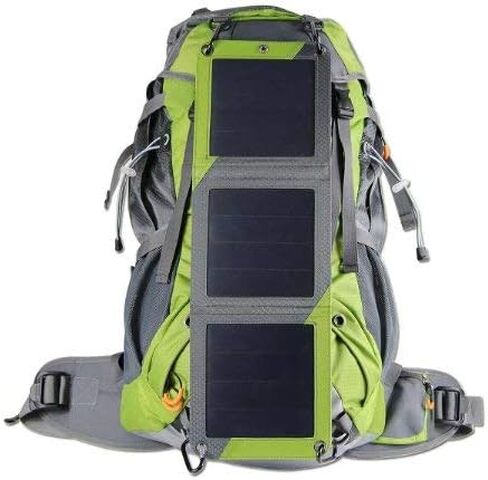 Xplorer Globetrotter 42 | Ultra Durable Hiking Solar Backpack Lime Green with Removable 10 Watt Panel | Charges USB devices including Smartphones, Tablets, GPS, and more up to 5V in Saudi Arabia