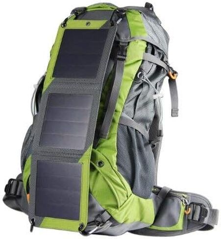 Xplorer Globetrotter 42 | Ultra Durable Hiking Solar Backpack Lime Green with Removable 10 Watt Panel | Charges USB devices including Smartphones, Tablets, GPS, and more up to 5V in Saudi Arabia