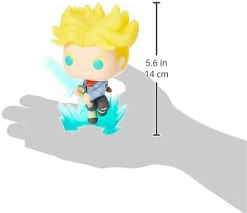 فانكو بوب! الرسوم المتحركة: Dragon Ball Super - Super Saiyan Trunks with Sword، يتوهج في الظلام، حصريًا لأمازون in Kuwait