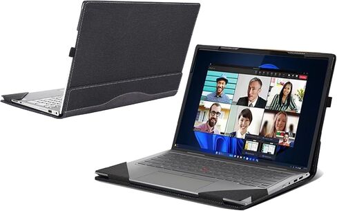for Lenovo ThinkPad X1 Gen 9 14-inch 2-in-1 Touchscreen Laptop All-in-One Protective Case Holster Shell PU Leather Computer Accessory Inner Bag (Dark Gray) in Saudi Arabia