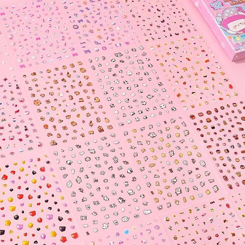 2500+ ملصقات Kawaii مجموعة لطيف الحيوانات الأليفة شفافة الكرتون زهرة سكرابوكينغ لوازم القصاصات الشارات الزخرفية سجل القصاصات ملصق للأطفال يوميات DIY الفنون الحرف حالة الهاتف 30 ورقة الأرجواني in Saudi Arabia