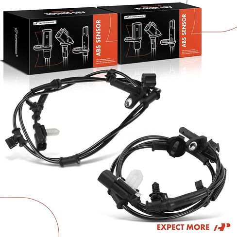 مستشعر سرعة العجلات A-Premium ABS متوافق مع موديلات Ford- Ranger 2010-2011 - السائق الخلفي وجانب الراكب، مجموعة من قطعتين، استبدال # AL5Z2C190B، AL5Z2C191B in Kuwait