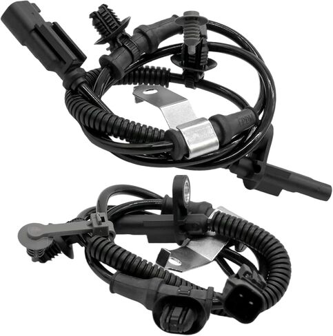 2PCS Front Left and Right Abs Wheel Speed Sensor Compatible with Ford Mustang FR3Z2C204A FR3Z2C205A ALS2780 ALS2698 L4 2.3L 2300cc 140cid 15 16 17 18 19 20 2015 2016 2017 2018 2019 2020 in Saudi Arabia