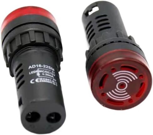 AD16-22SM Sound and Light Alarm Intermittent Sound DC12V/24V/220V LED Flash Buzzer in Saudi Arabia