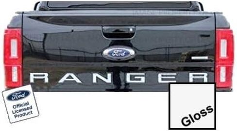 Decal Mods Tailgate Insert Inlay Replacement Decal Sticker (Thin) for Ford Ranger (2019-2022) (Black Matte) - CBM in Saudi Arabia