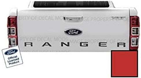 Decal Mods Tailgate Insert Inlay Replacement Decal Sticker (Thin) for Ford Ranger (2019-2022) (Black Matte) - CBM in Saudi Arabia