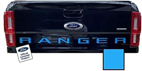 Decal Mods Tailgate Insert Inlay Replacement Decal Sticker (Thin) for Ford Ranger (2019-2022) (Black Matte) - CBM in Saudi Arabia