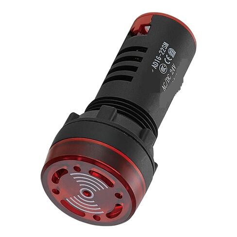 AD16-22SM/16SM Sound and Light Flash Buzzer Alarm 16mm/22mm 12V/24V/220V(16MM) in Saudi Arabia