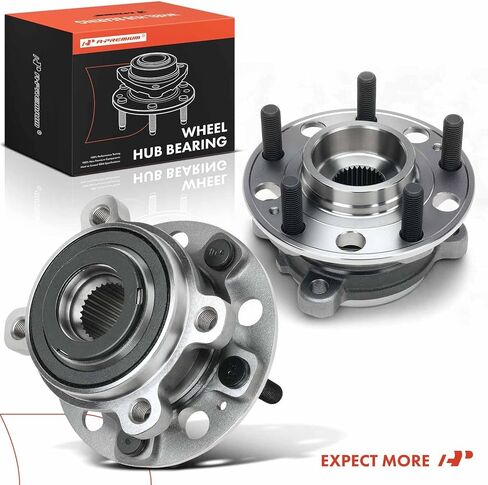 A-Premium 2 × محمل العجلة الأمامية ومجموعة المحور مع 5 عروة متوافقة مع Hyundai Sonata 2022-2023، Tucson 2022-2023، Kona N 2022-2023، Veloster N 2021-2022 & Kia Sportage 2022، K5 2021-2022 in Kuwait