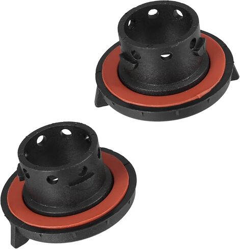 2pcs H13 LED Adapter Base Bulb Sockets Retainer Holder Universal for Car Black Item Replacement in Saudi Arabia