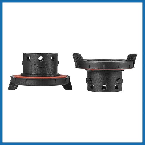 2pcs H13 LED Adapter Base Bulb Sockets Retainer Holder Universal for Car Black Item Replacement in Saudi Arabia