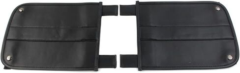 GZYF Motorcycle PU Leather Black Rear Mudguard Bra For Hannigan For California Sidecar For Roadsmith for Harley. in Saudi Arabia