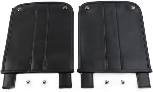 GZYF Motorcycle PU Leather Black Rear Mudguard Bra For Hannigan For California Sidecar For Roadsmith for Harley. in Saudi Arabia
