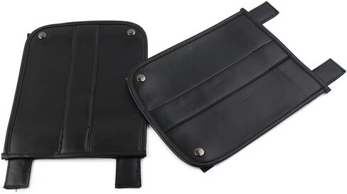 GZYF Motorcycle PU Leather Black Rear Mudguard Bra For Hannigan For California Sidecar For Roadsmith for Harley. in Saudi Arabia