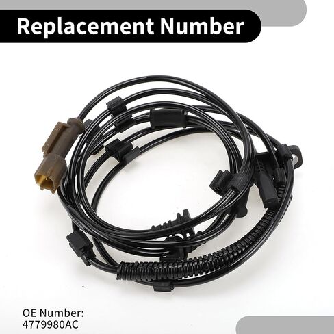 مستشعر سرعة العجلات ABS رقم 4779980AC الجانب الخلفي الأيمن للراكب مناسب لـ Ram 2500 14-18 in Saudi Arabia