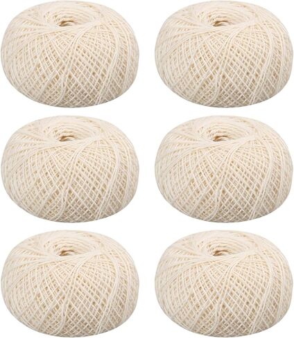 FREEBLOSS 6PCS Sashiko Thread 6 x 150m 100% Cotton Embroidery Flosses White Hand Sewing Thread 4 Strands Sashiko Quilting Threads for Sewing Needlework in Saudi Arabia